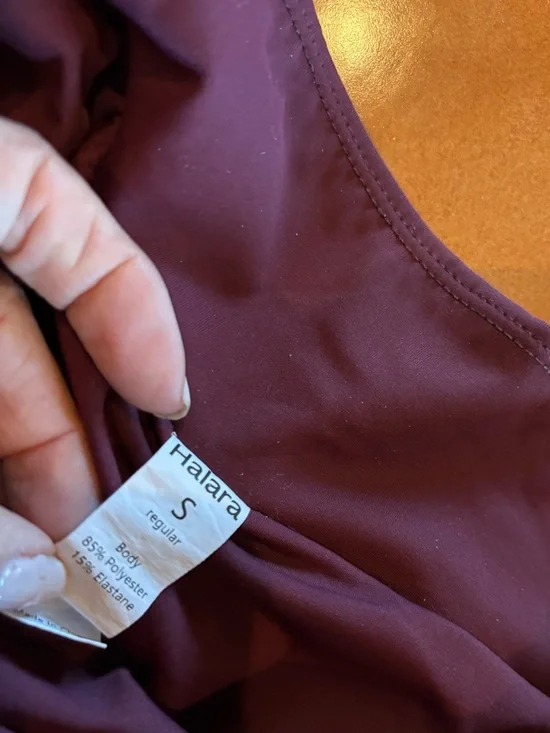 Halara Breezeful flowy midi skirt side sash & built in skort Sz S - Picture 3 of 6